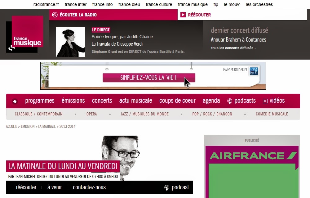 France Musique, La Matinale