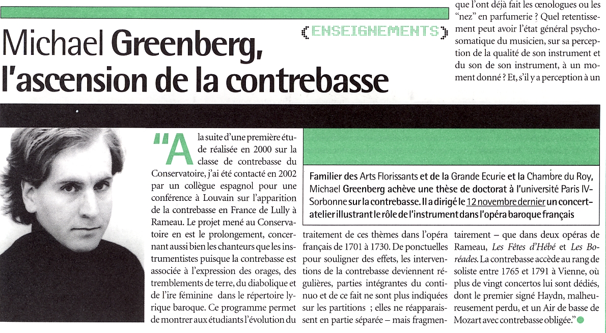 Le Journal du Conservatoire